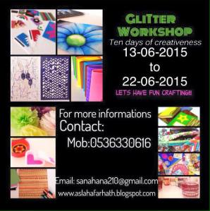 glitter workshop